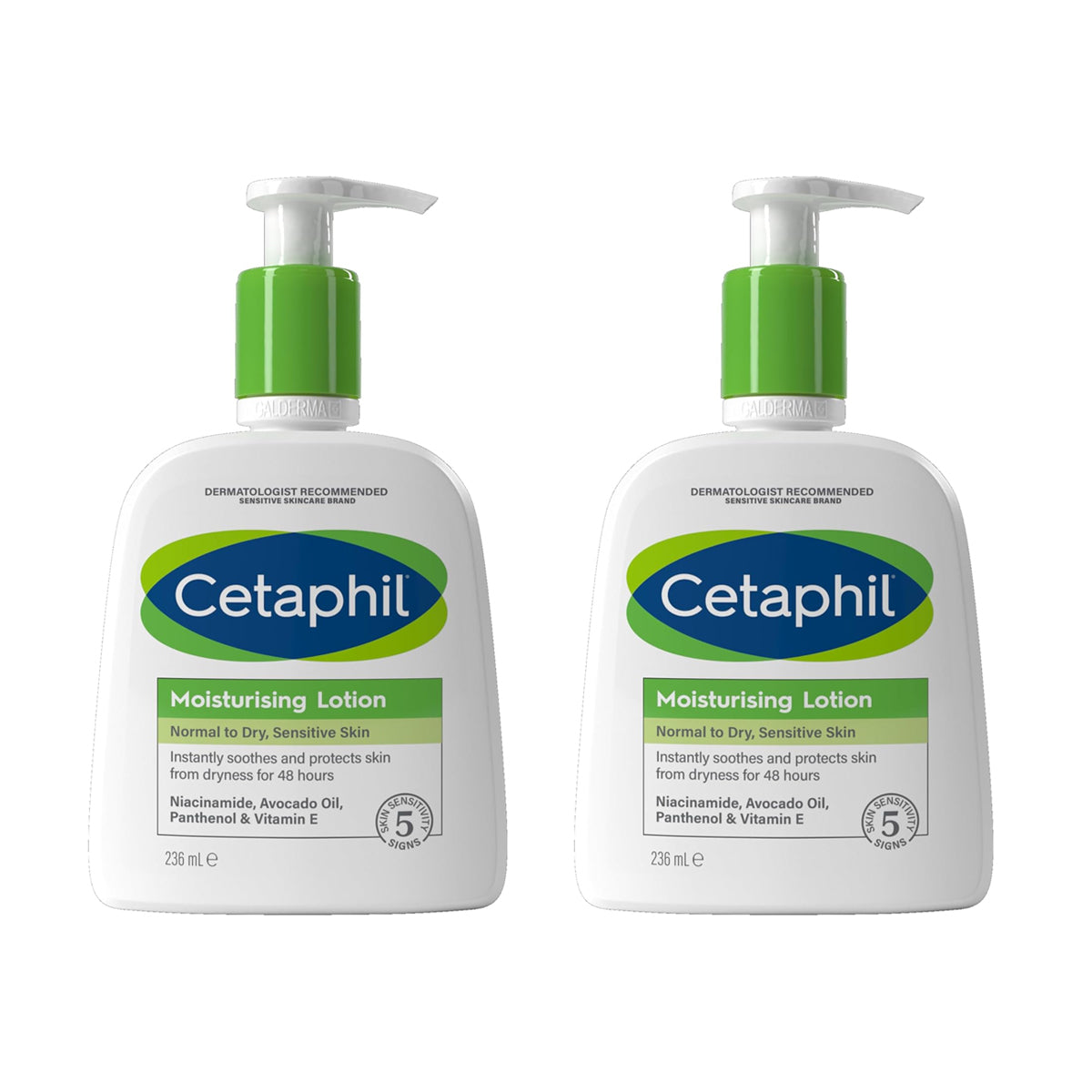 Cetaphil Moisturizing Lotion 236ml + Cetaphil Moisturizing Lotion 236ml Offer